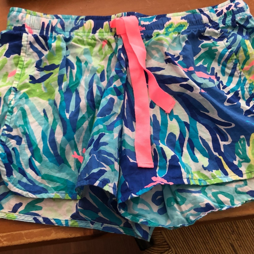 Lilly Pulitzer pajama shorts